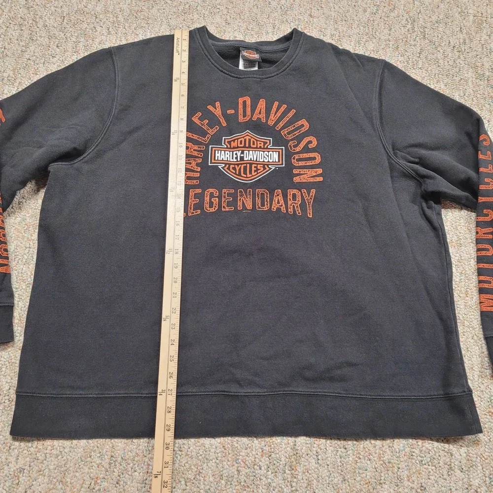 Harley Davidson Sweatshirt Mens 3XL Black Legendary Biker El Paso Texas Pullover